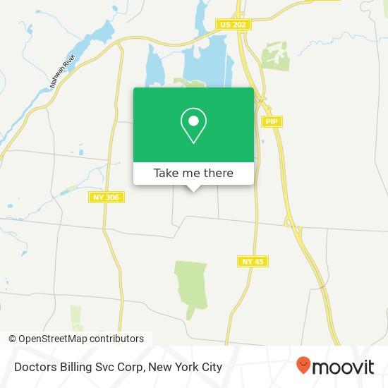 Doctors Billing Svc Corp map