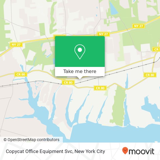 Copycat Office Equipment Svc map