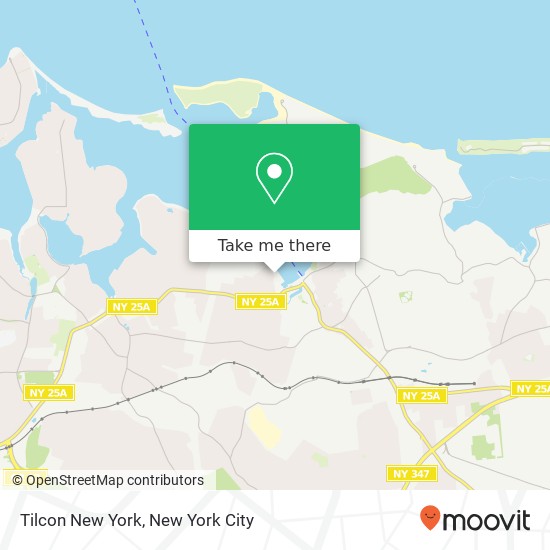 Mapa de Tilcon New York