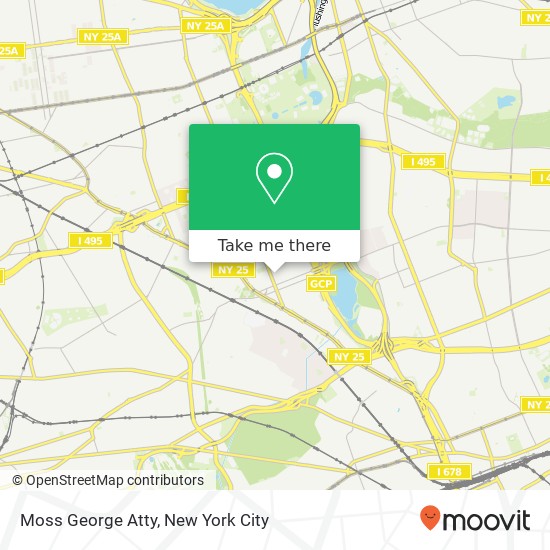 Moss George Atty map