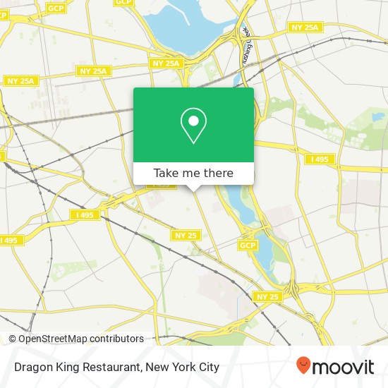 Mapa de Dragon King Restaurant