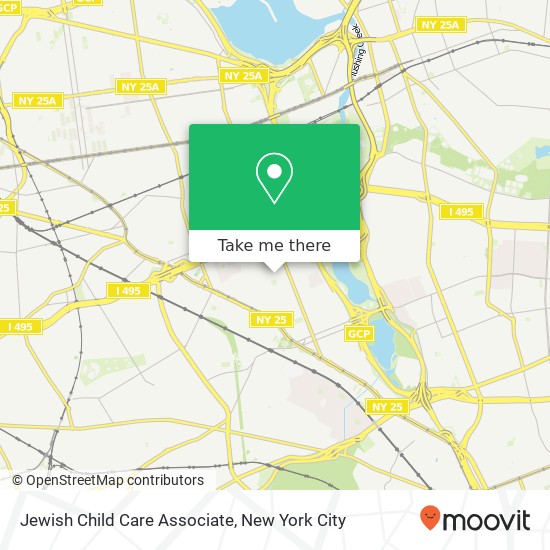 Mapa de Jewish Child Care Associate