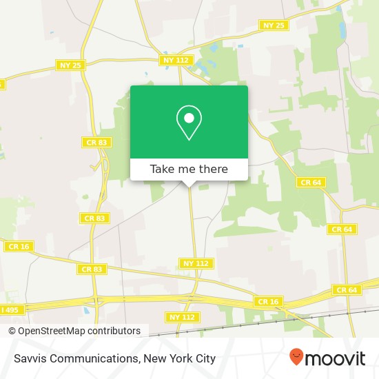 Savvis Communications map