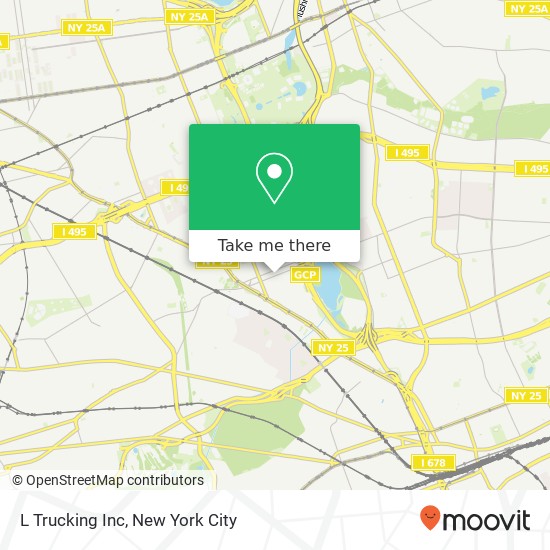 L Trucking Inc map