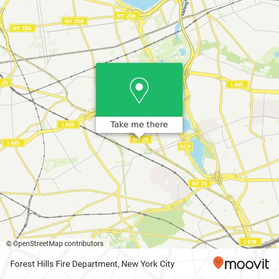Forest Hills Fire Department map