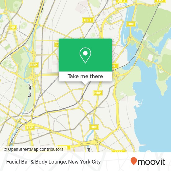 Facial Bar & Body Lounge map