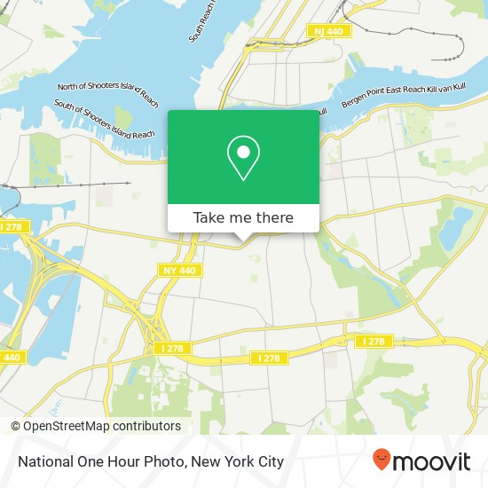 National One Hour Photo map