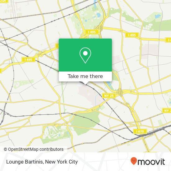 Mapa de Lounge Bartinis
