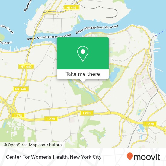 Mapa de Center For Women's Health