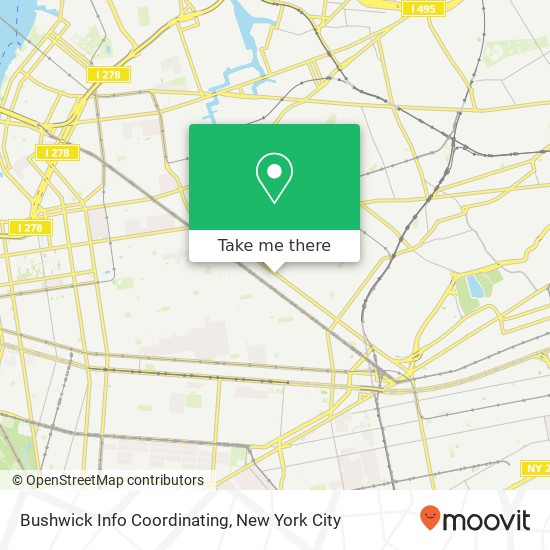 Bushwick Info Coordinating map