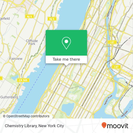 Chemistry Library map