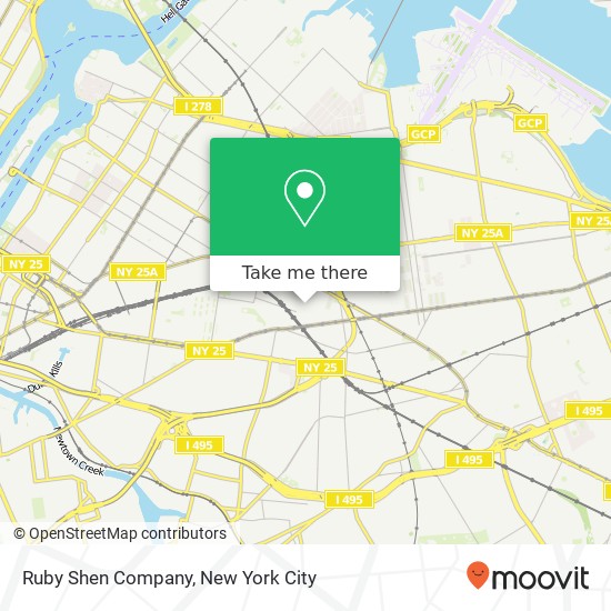 Mapa de Ruby Shen Company