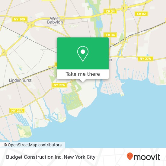 Budget Construction Inc map