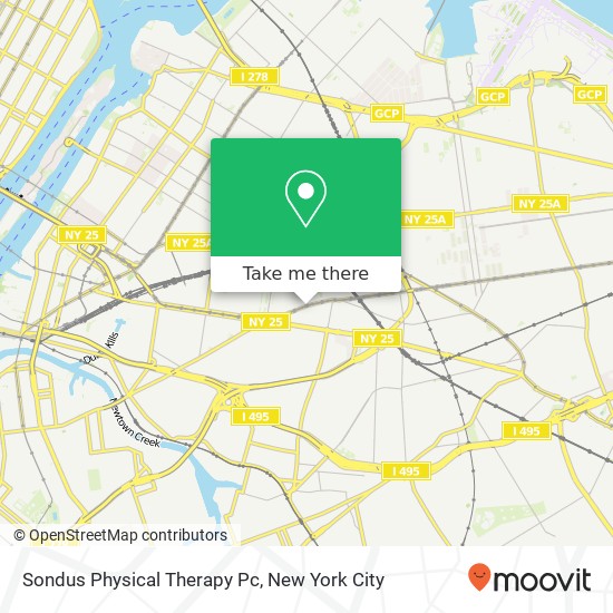 Mapa de Sondus Physical Therapy Pc