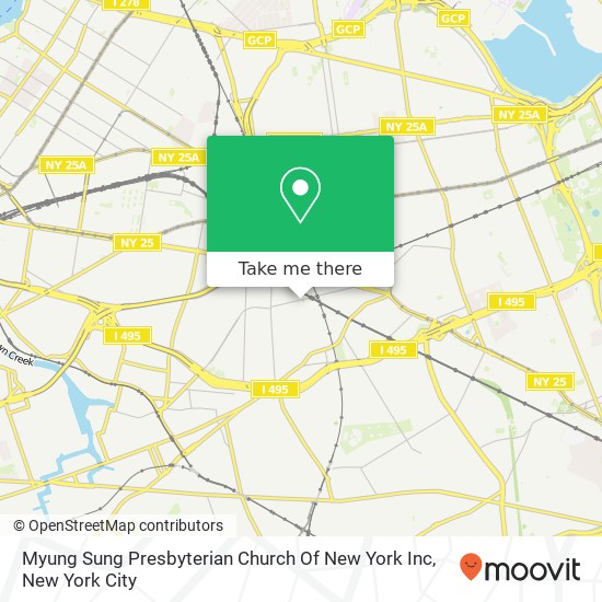 Myung Sung Presbyterian Church Of New York Inc map