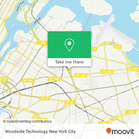 Mapa de Woodside Technology