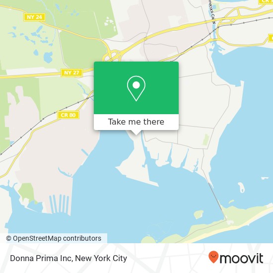 Donna Prima Inc map