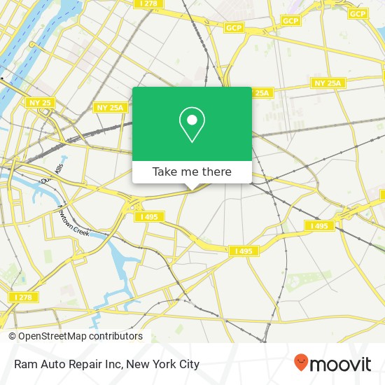 Mapa de Ram Auto Repair Inc