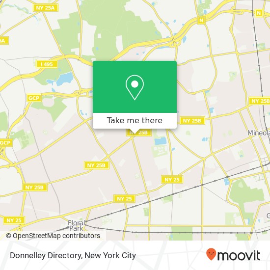 Donnelley Directory map