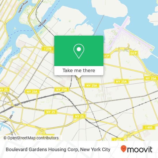 Mapa de Boulevard Gardens Housing Corp