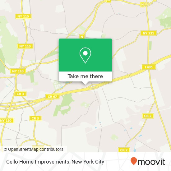 Cello Home Improvements map