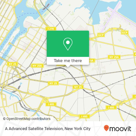 A Advanced Satellite Television map