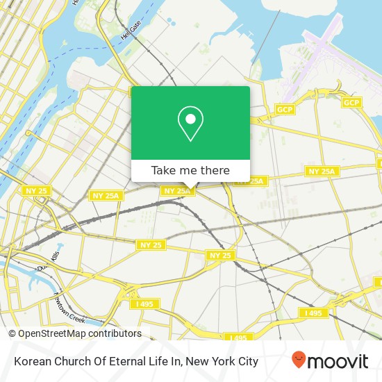 Korean Church Of Eternal Life In map