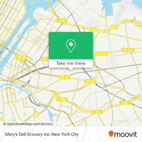 Mapa de Mery's Deli Grocery Inc