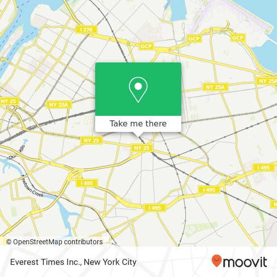 Everest Times Inc. map