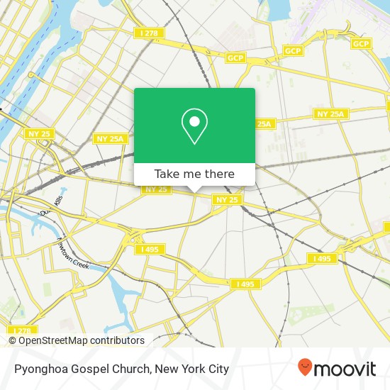 Pyonghoa Gospel Church map