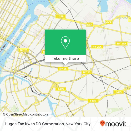 Hugos Tae Kwan DO Corporation map