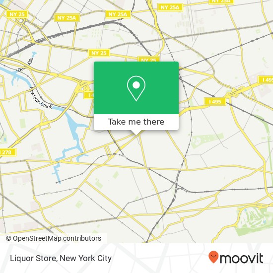 Mapa de Liquor Store