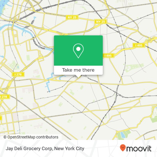 Jay Deli Grocery Corp map