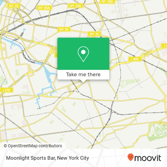 Moonlight Sports Bar map