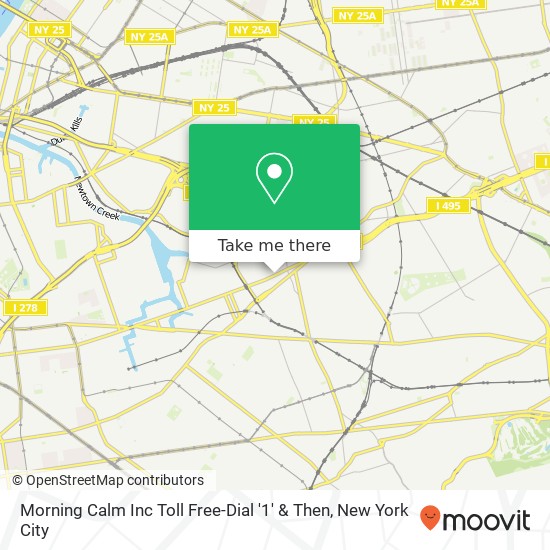 Morning Calm Inc Toll Free-Dial '1' & Then map