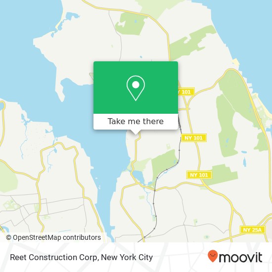 Reet Construction Corp map