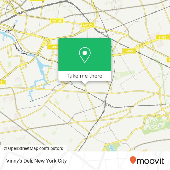 Vinny's Deli map