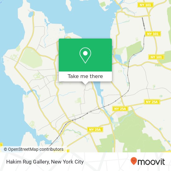 Hakim Rug Gallery map