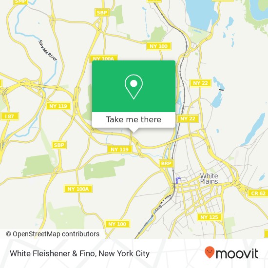 Mapa de White Fleishener & Fino