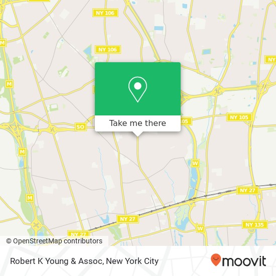 Robert K Young & Assoc map