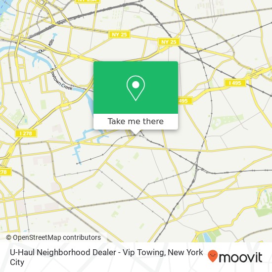 U-Haul Neighborhood Dealer - Vip Towing map