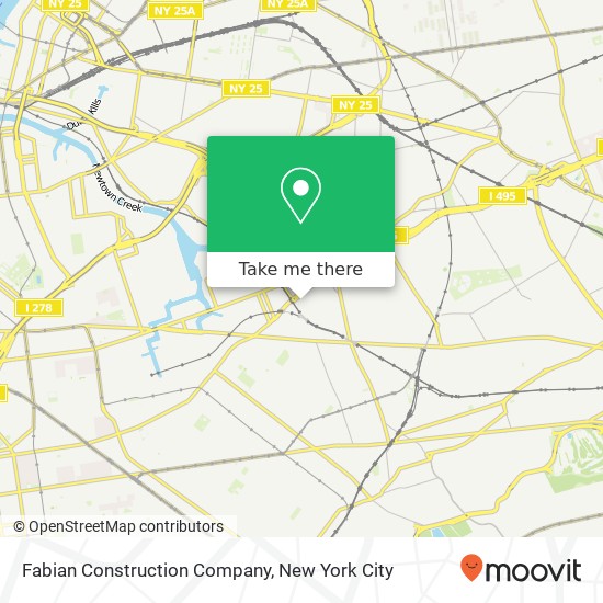 Fabian Construction Company map