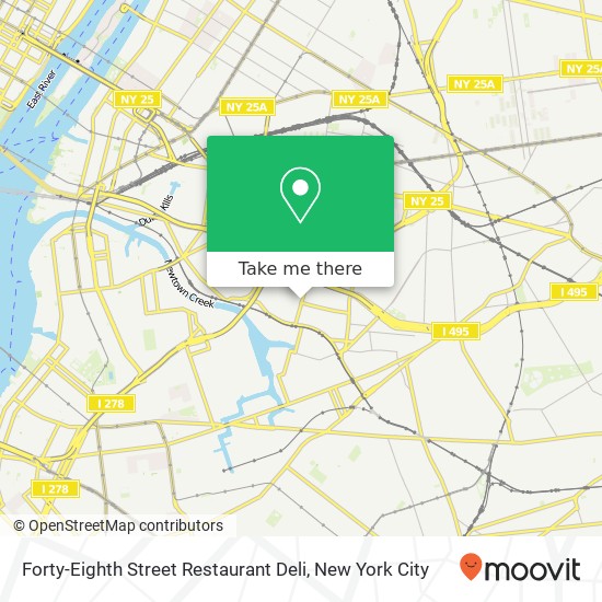 Forty-Eighth Street Restaurant Deli map