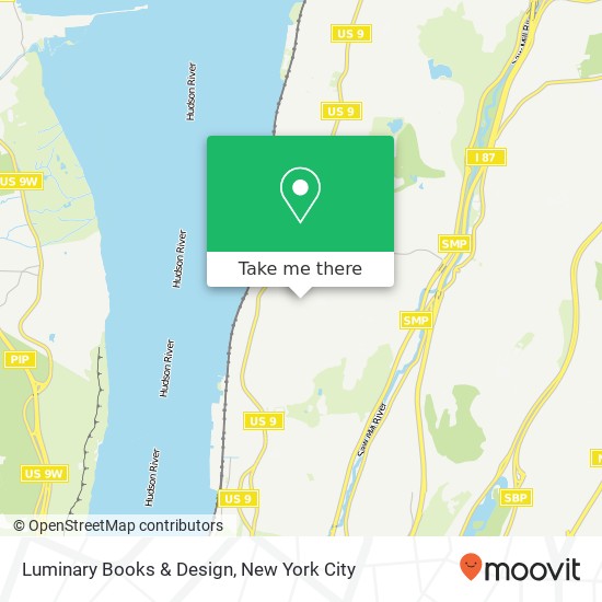 Luminary Books & Design map