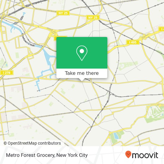 Mapa de Metro Forest Grocery