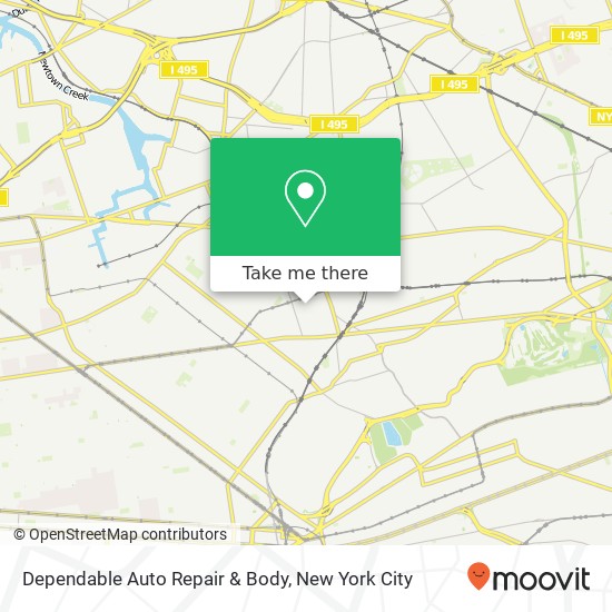 Mapa de Dependable Auto Repair & Body