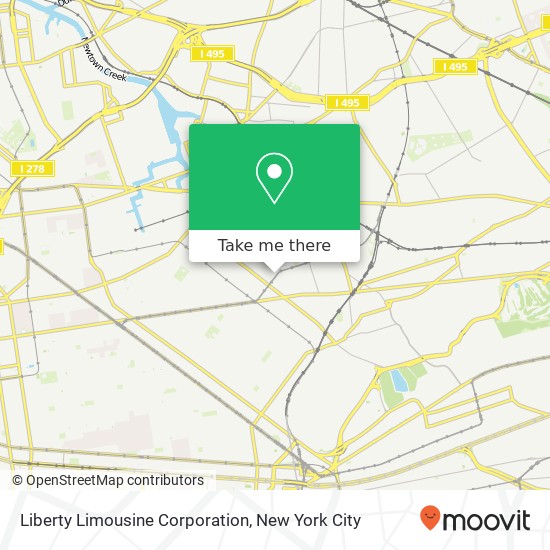 Liberty Limousine Corporation map