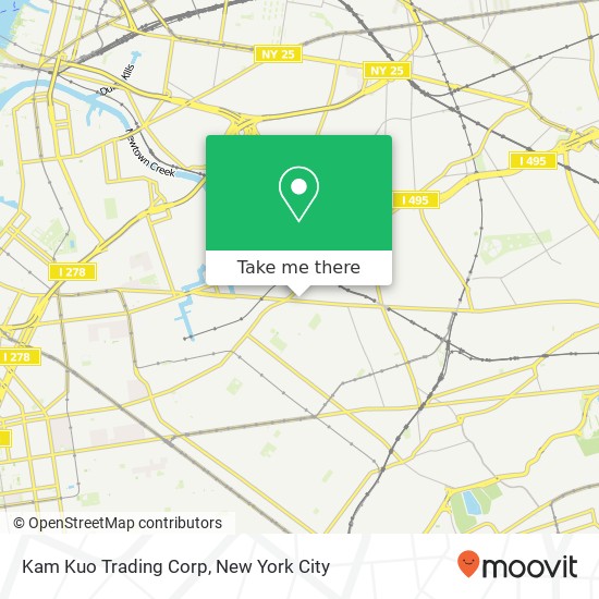 Kam Kuo Trading Corp map