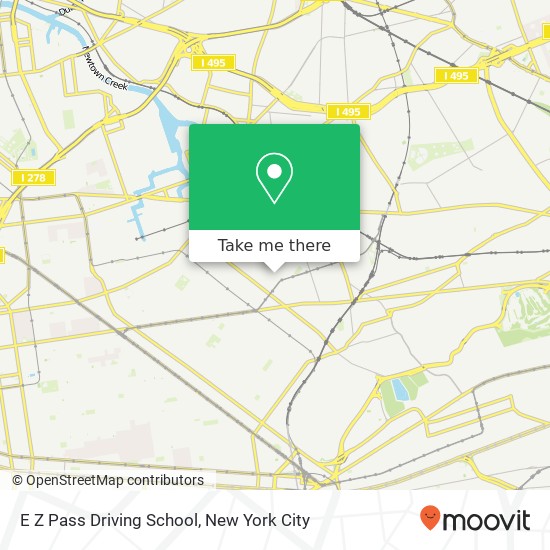 E Z Pass Driving School map