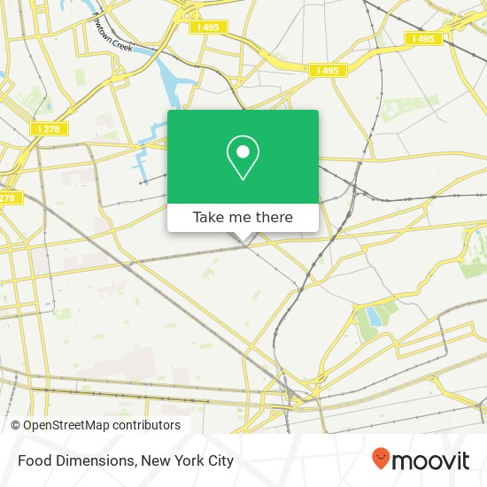 Mapa de Food Dimensions